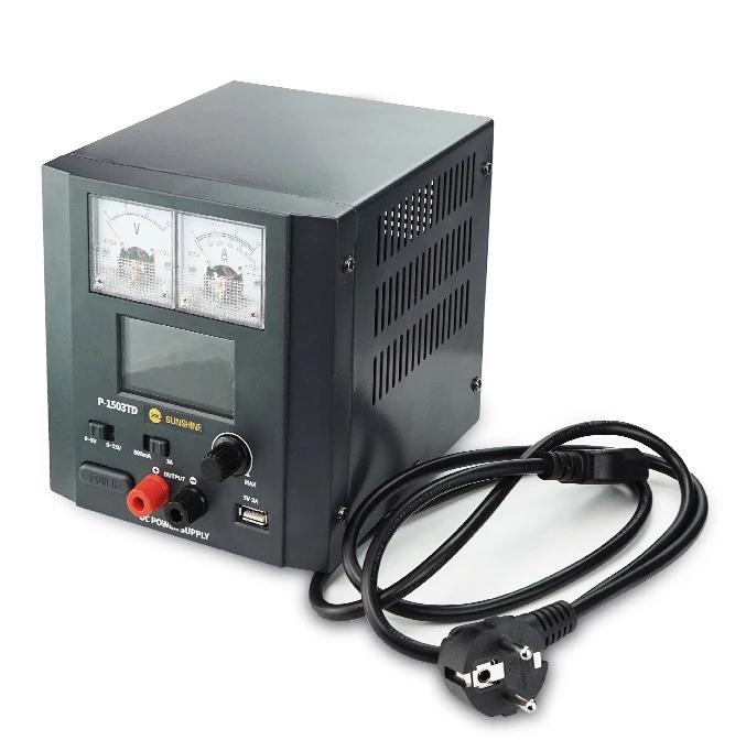 

3A regulated power supply DC adjustable power supply SUNSHINE1503TD current voltage test activation maintenance