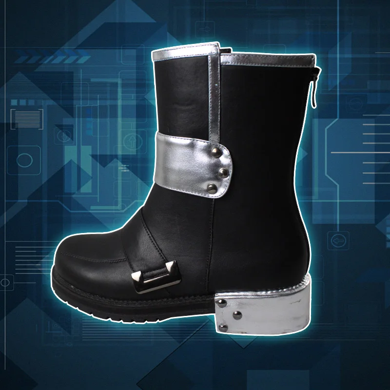 Sword Art Online SAO Kirito Kirigaya Kazuto Cosplay boots Black Leather