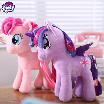 

New My little pony kids 3D plush crossbody bag for girls cute cartoon wallet toys