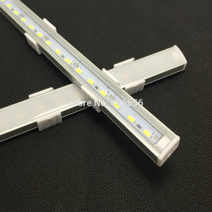 led aluminium profile rigid strip bar light 12v 5730 SMD 36led Flat U