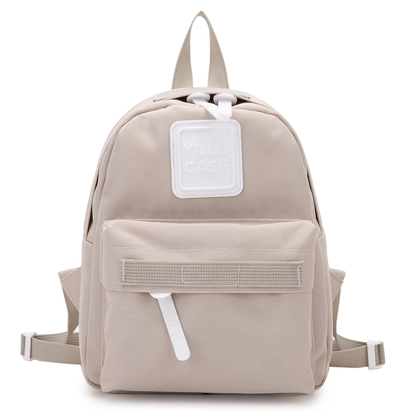 Мини-рюкзак женский Оксфорд сумка на плечо для девочки-подростка Детский многофункциональный маленький рюкзак Женский школьный рюкзак розовый - Цвет: Gray