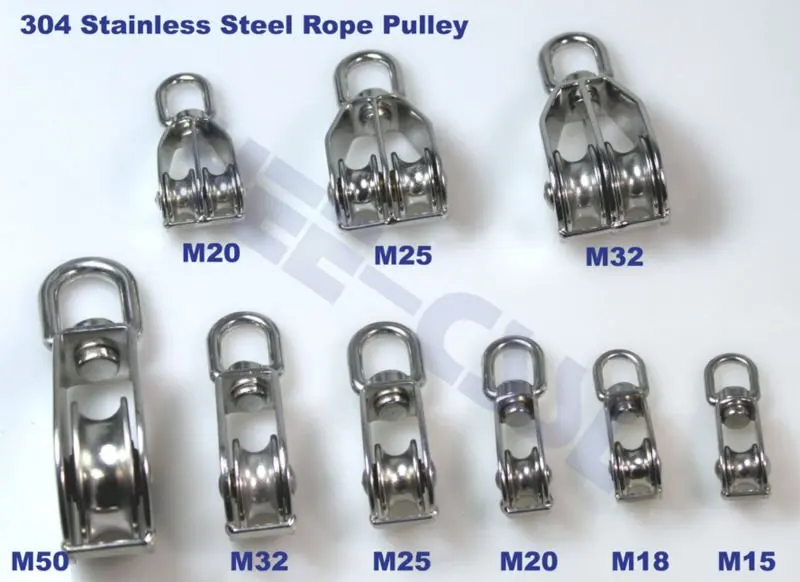 M32 с одним шкивом. Шкив троса, 304 шкив троса из нержавеющей стали