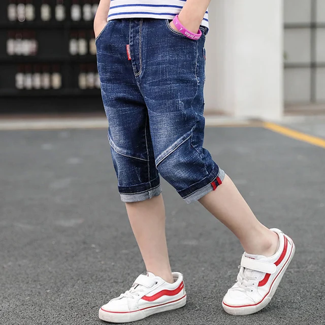 New Baby Summer Clothes for Kids Casual Little Boys Jeans Shorts Hot Toddler Cotton Denim Short Pants Novelty Outdoor Trousers 3
