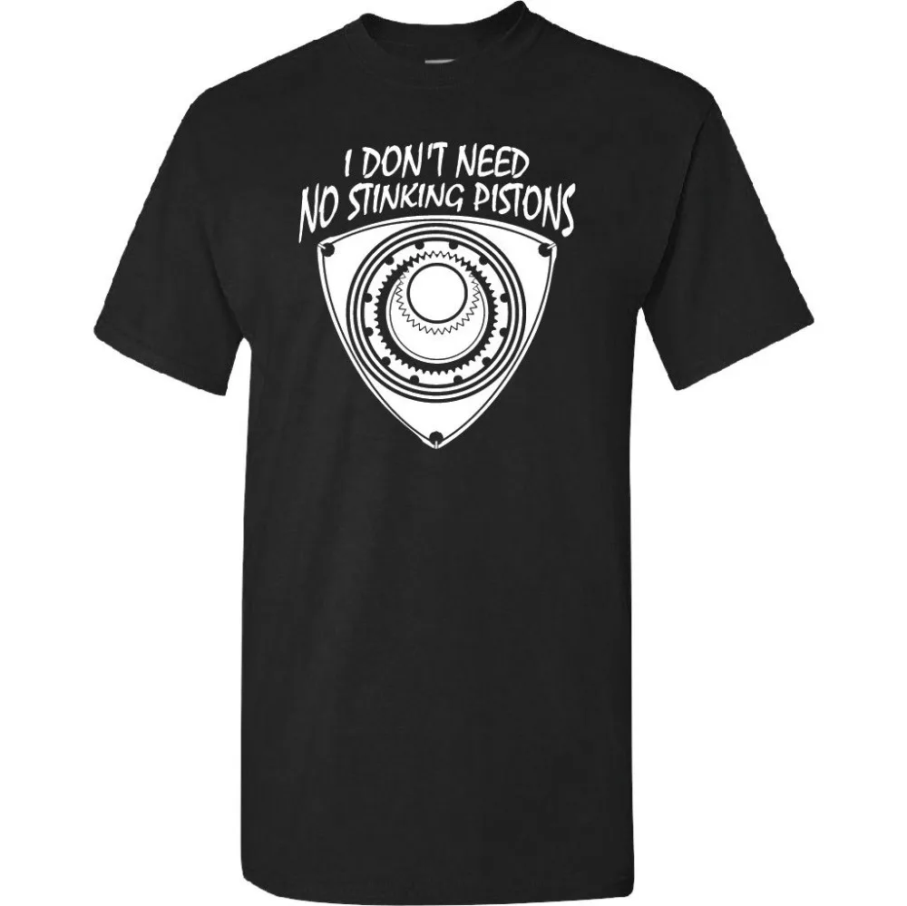 

2019 Short Sleeve Cotton Man Clothing Mazda RX-7 RX-8 Rotary Wankel Engine Custom Screen Printed T Shirt Basic Models