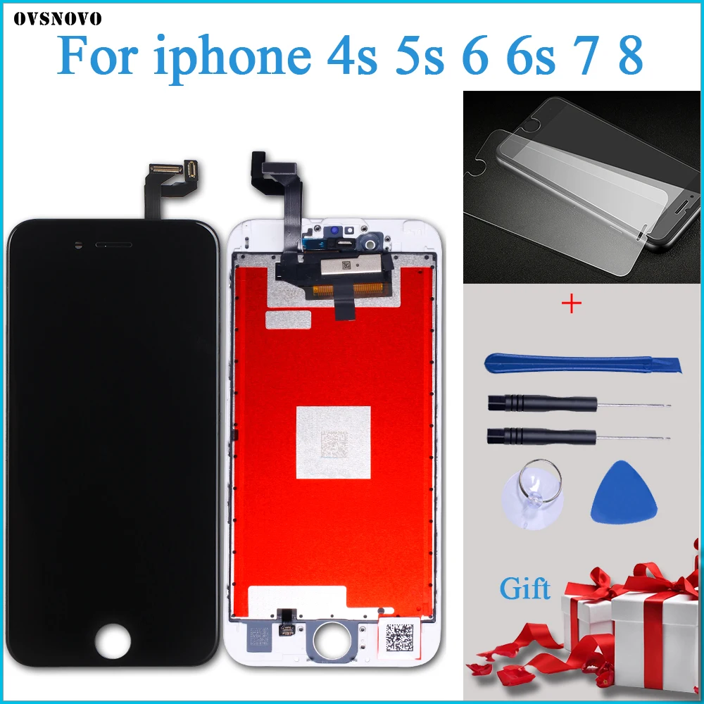 Сменный сенсорный ЖК экран 3D для iPhone7 6s 8 с дигитайзером в сборе iPhone 6 дисплей без