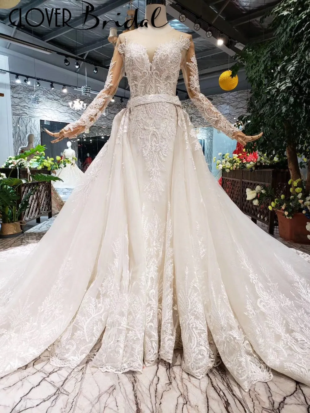 mermaid wedding dresses 2019