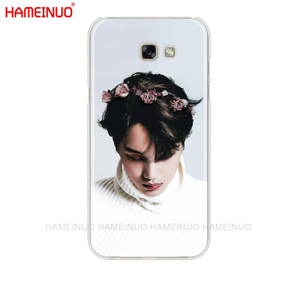 HAMEINUO Kpop exo чехол для сотового телефона Lucky one Samsung Galaxy A3 A310 A5 A510 A7 A8 A9 2016 2017