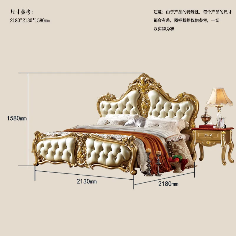 Special Offer Bedroom Set leather bed cama Para Quarto European Style Bedroom Set With Gold Carving Special Offer Bedroom Set leather bed cama Para Quarto European Style Bedroom Set With Gold Carving