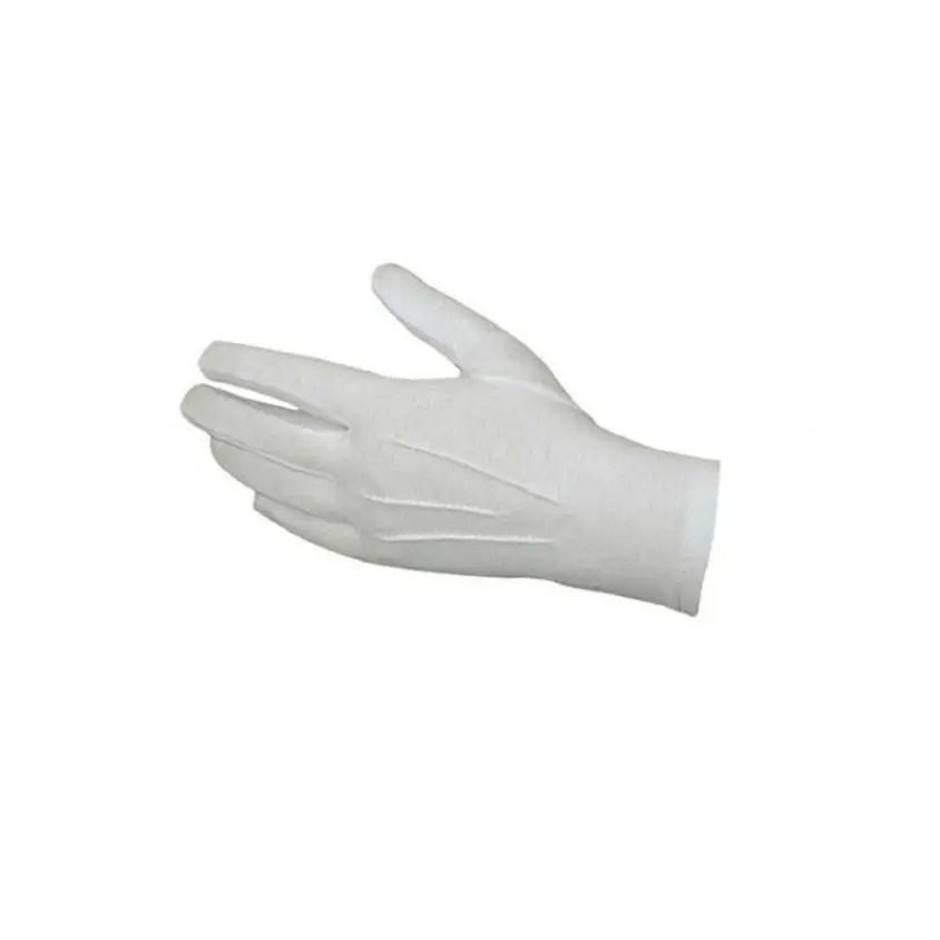 Womial 1 пара белые Формальные перчатки смокинг Honor Guard парад Санты мужские инспекционные ганты 18feb6 - Цвет: Белый