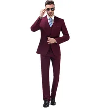 Стильные мужские костюмы, костюм для мужчин, приталенный, с отворотом, комплект из двух предметов, изготовление на заказ(пальто+ брюки