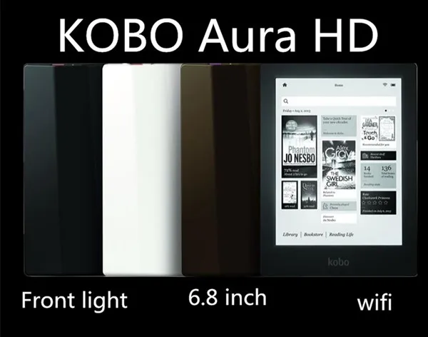 Электронная книга ридер pocketbook Kobo Aura HD 6,8 дюймов сенсорный экран электронная книга ридер e-ink передний светильник электронная книга ридер likebook libros