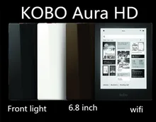 Kobo aura leitor digital com tela de 6.8 polegadas, leitor de ebooks e leitor de e-ink 1440x1080 leitor de livros eletrônicos livros e leitor