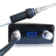 QUICKO новая версия STC-T12 СВЕТОДИОДНЫЙ Цифровой паяльник с arcylic доской T12-k паяльник наконечник сварочный инструмент мощность 108 ВТ