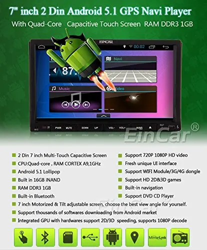 Perfect Android Car gps radio DVD Player For Universal Two 2 Din 7 inch In Dash Car DVD Player Radio With wifi USB BT steering wheel con 15