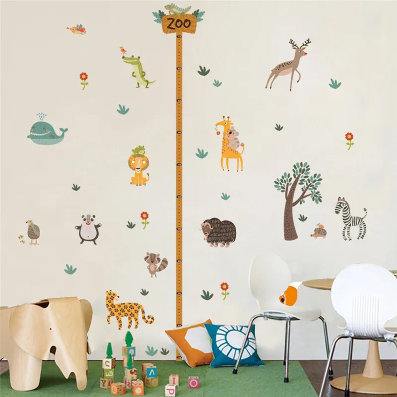 Safari Animal Growth Chart