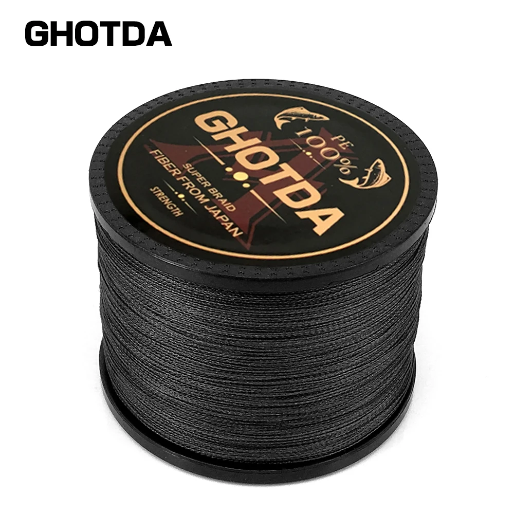 Pesca леска GHOTDA Multifilament 4 нити плетеная 300/500/1000 метр 18 28 35 40 50 60 80lb|fishing line|braided fishing linebraid