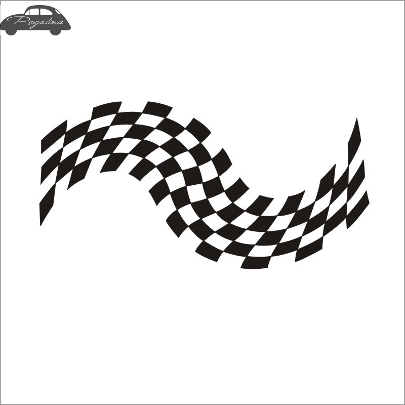 Pegatina Car 4x4 Racing Flag Tire print SUV Service Sticker Car Decal Posters Vinyl Wall Decor Mural Sticker