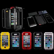 Luxury Dirt proof Shockproof Waterproof Case For iphone 4 4s 5 5s Heavy Duty Armor Aluminum
