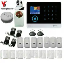 YobangSecurity 3G WCDMA/CDMA WIFI Alarm System Wireless Home Security Alarm System RFID Card Support IOS Android APP Application