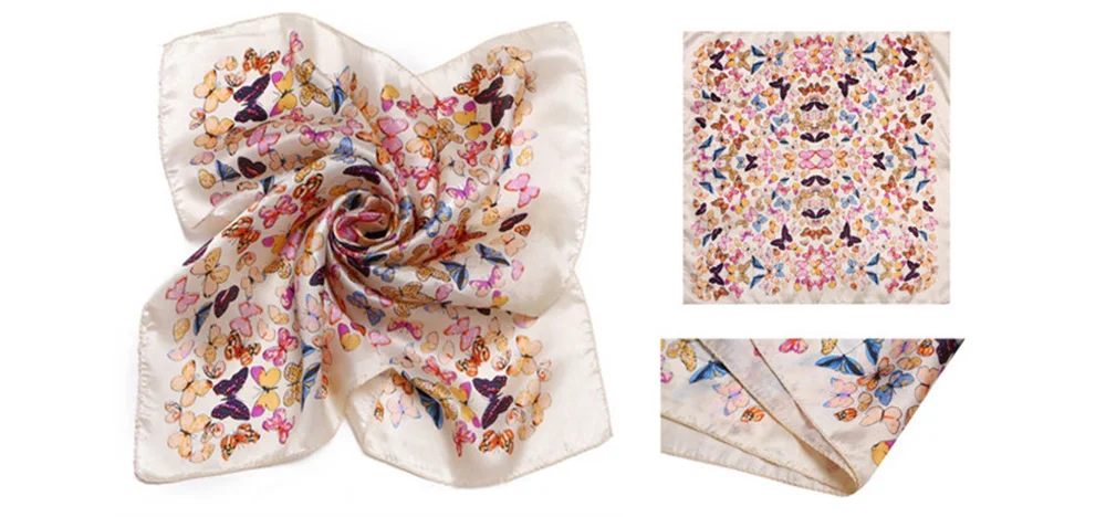 Silk Print Scarf (12)