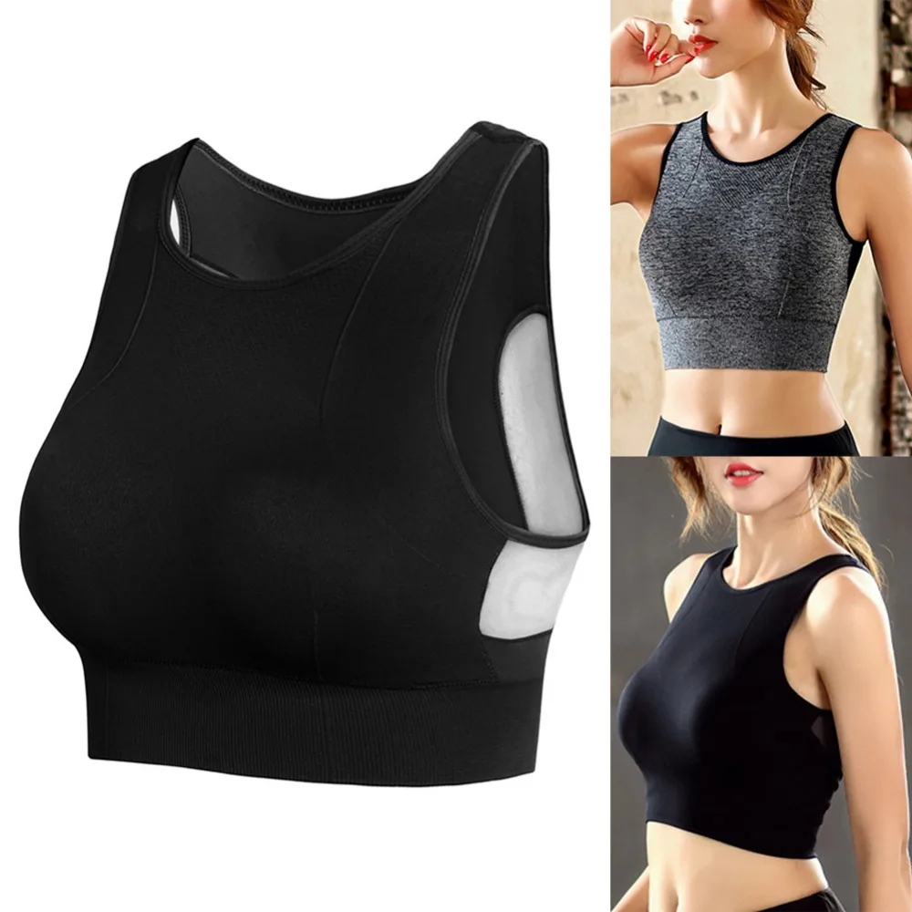 S-xl женский спортивный топ для фитнеса, высокий плотный спортивный бюстгалтер со съемными чашечками, одежда для йоги, сексуальный бюстгальтер с вырезом сзади, спортивная одежда
