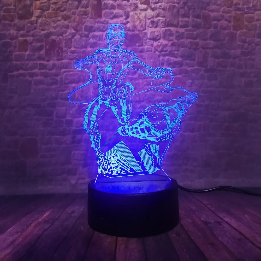 Новинка Marvel Avengers мультфильм супергерой фигура Человек паук Железный человек 3D
