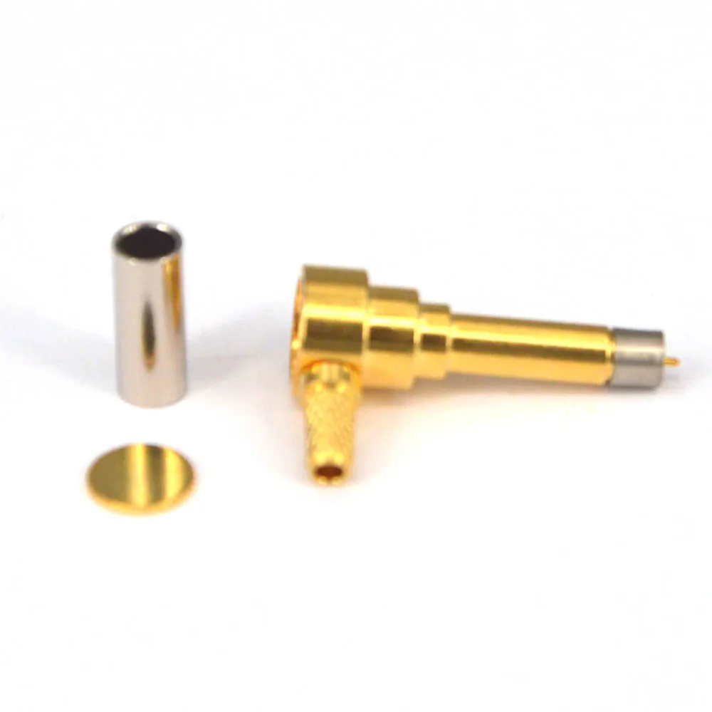 

2 Pieces MS156 MS-156 C2-JW Plug Right Angle RF Connector Pyhteyl-adapter For RG174 RG178 RG316 Cable