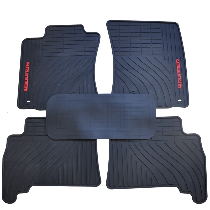 waterproof non slip rubber car floor mats for 4 RUNNER no odor green