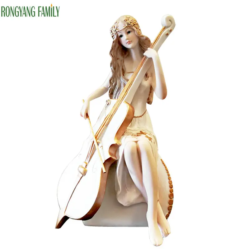 

Nordic Abstract Beauty Girl Statue Ceramic Damsel Sculpture Art And Craft Ornament for Home Decor and Festival Gift Figurines