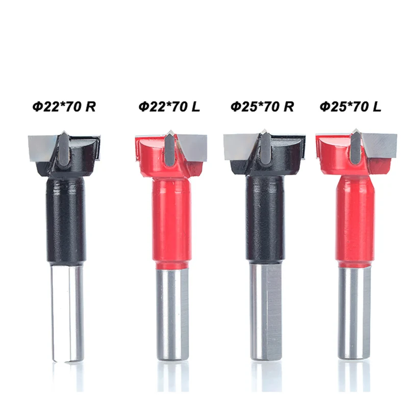 HUHAO 1pc Industrial Grade wood drill bit 70mm length router bits for wood row drilling for boring machine 16mm-35mm endmill