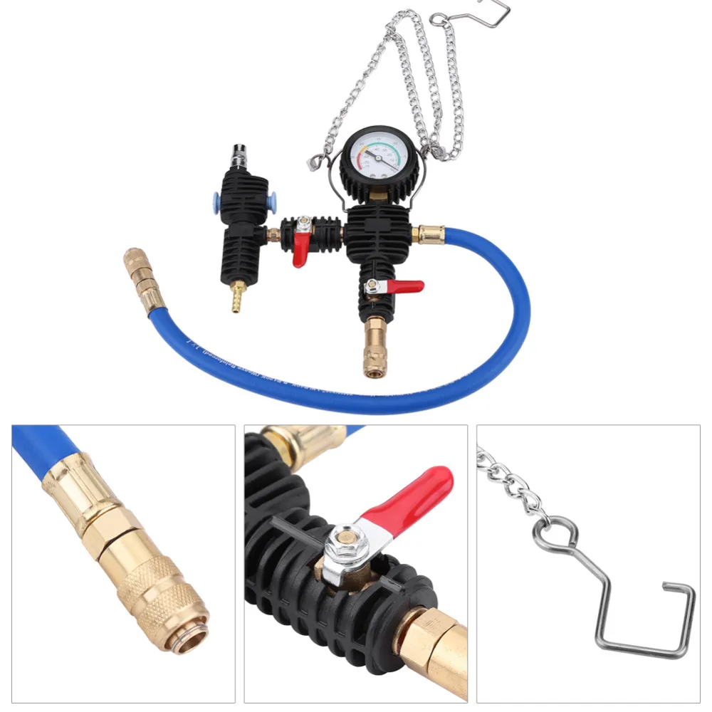 Cooling System Vacuum Purge Coolant Refill Kit With Carrying