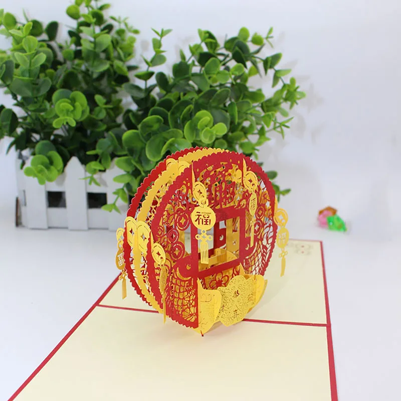 1 шт. новые 3D всплывающие поздравительные открытки с собакой на Рождество, день рождения, новогодние приглашения, вечерние приглашения, свадебные приглашения