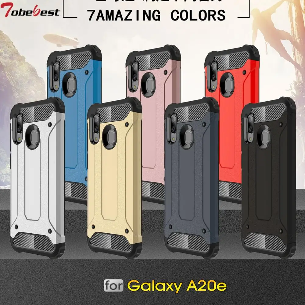 

Armor Shockproof Case for Samsung A20E Phone Cases for Samsung Galaxy A20E A20 E PC TPU 2in1 Back Cover