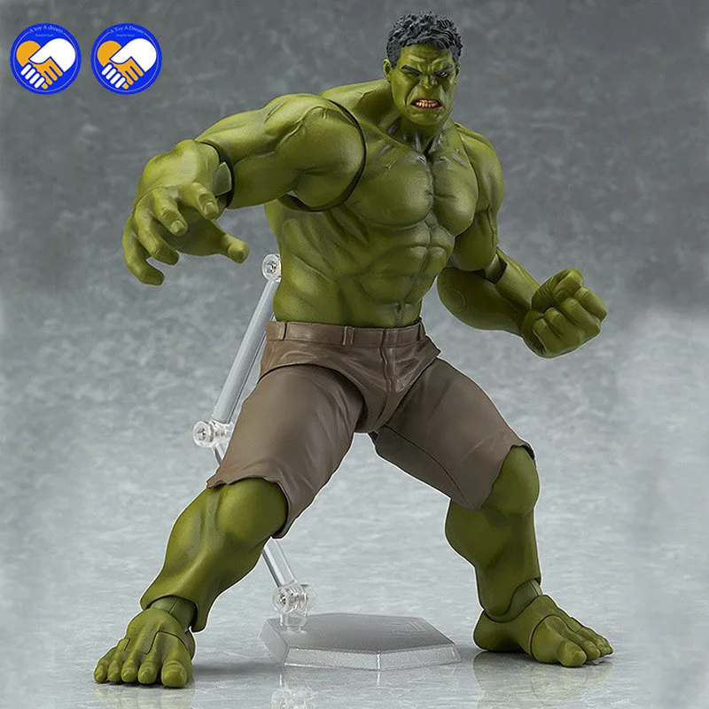 

A toy A dream Avengers Hulk Figma 271 PVC Action Figure Collectible Model Toy 19cm