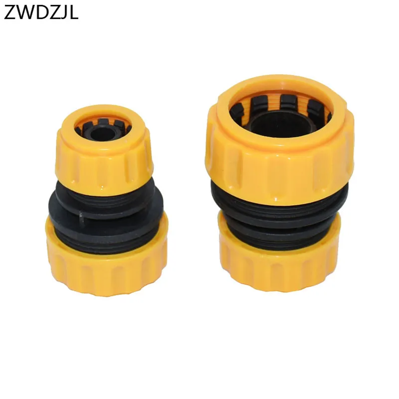 Garden hose repair 1 to 3/4 to 1/2" reducing irrigation Connector