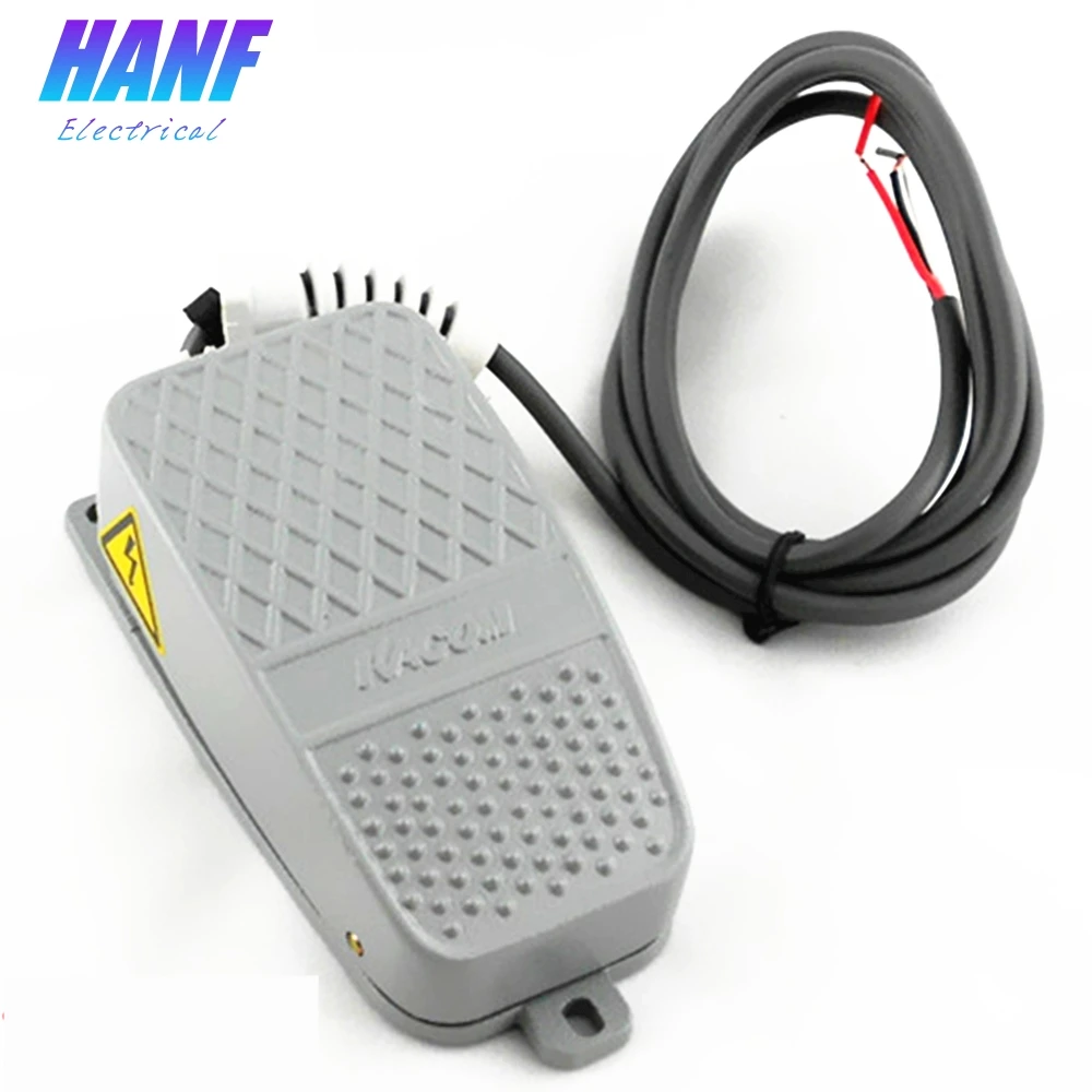 1pcs Metal Foot Pedal Switch Self return 1NO1NC Aluminium Alloy High