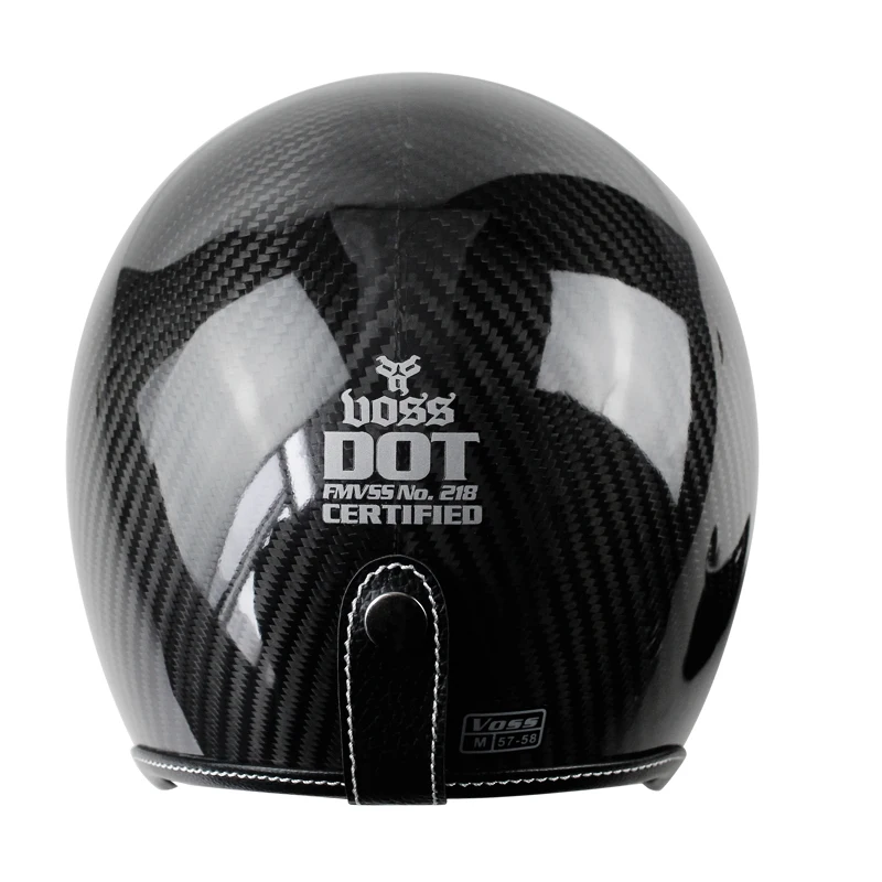 Новейшее углеродное волокно, Ретро шлем, мотоциклетный шлем 3/4, открытый шлем, винтажный, для мужчин и женщин, четыре сезона, полушлем