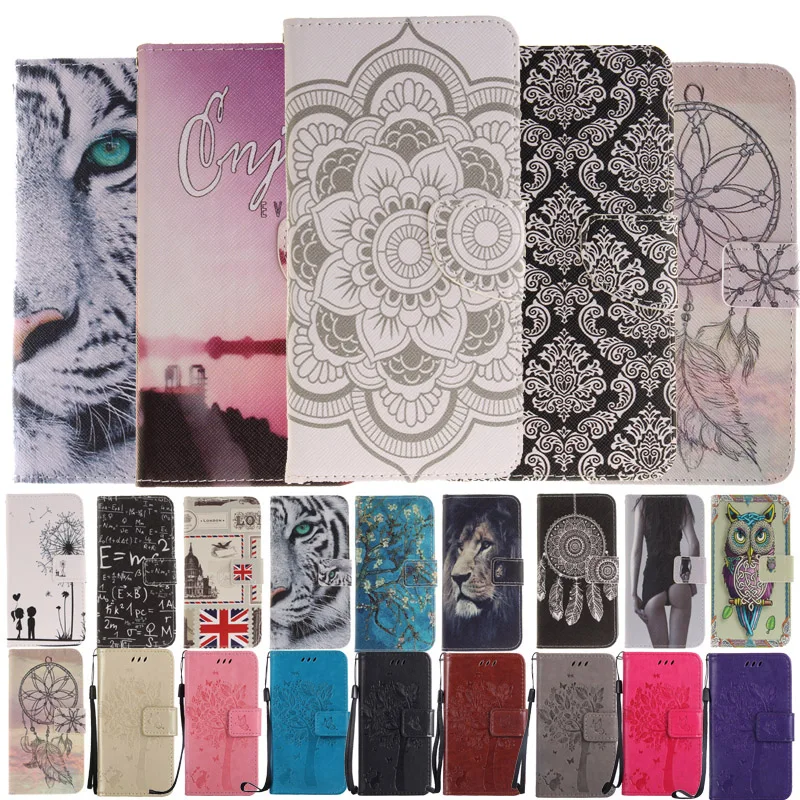 

Luxury Flip PU Leather Phone Case Wallet Cover Bag For Samsung Galaxy S5 S6 S7 Edge S8 Plus Core Prime G360 Note 4 5 Coque Capa