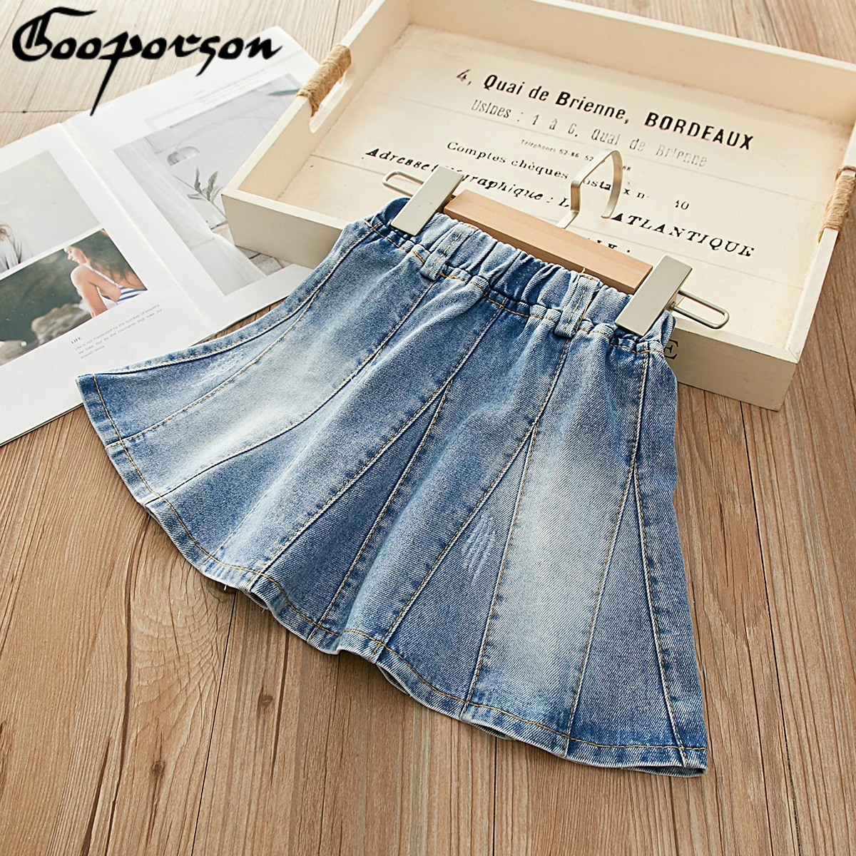 

2019 Girls Jeans Skirt Summer Fashiom Denim Skirt for Kids Girl 2019 New Style Kids Clothes Fashion Wear Kids Outfits