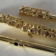 Золотой лак 16 Закрытая Флейта с отверстиями C key+ E