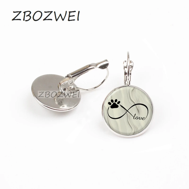 Женские серьги с изображением собачьей лапы ZBOZWEI эффектные ювелирные украшения