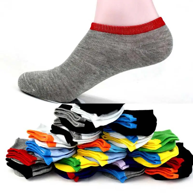 PLOFR13 мужские незаметные носки Несколько цветов дышащие неглубокие