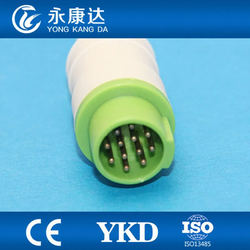 Бесплатная доставка слитный ЭКГ кабель Kontron 3 контактный зажим 12 IEC|cable 12|cable pincable ecg