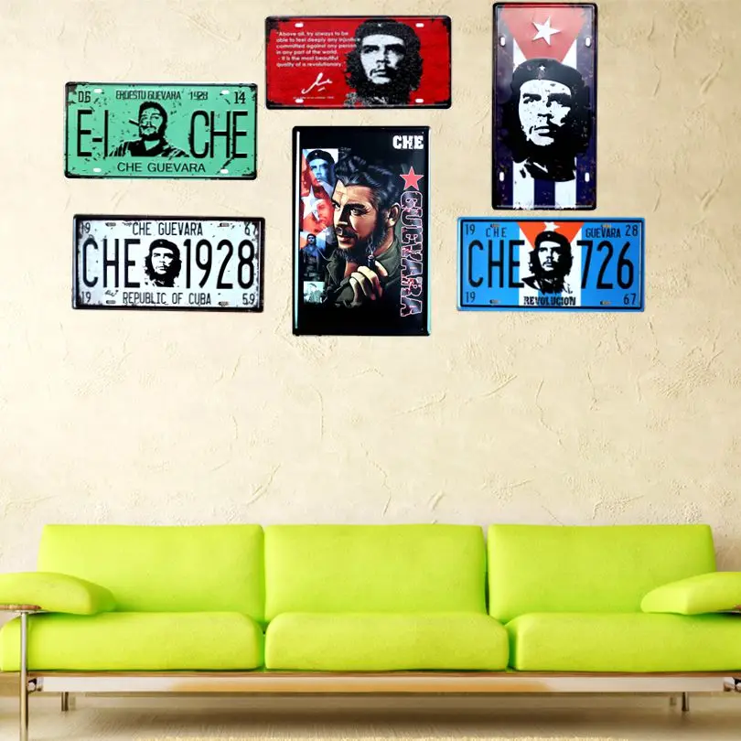 

[ Sun86 ] Che Guevara Metal Painting Wall Bar Home Art Decor Painting Cuadros Mix Order 30X20CM A-8164