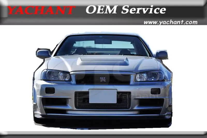 

Car-Styling FRP Fiber Glass Front Bumper Front Bar Kit Fit For 1999-2002 Skyline R34 GTR NI Z-Tune Style Front Bumper