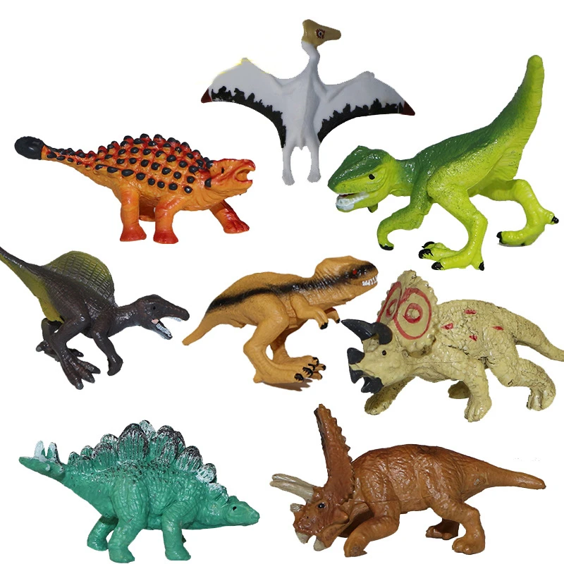 9 pouces Présentoir Dinosaure Action Figures Plastique