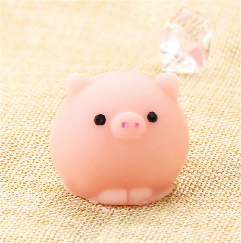 

Cute Pig Ball Mochi Squishy Squeeze Prayer Toy Kawaii Mini Mochi Bunny Phone Strap Squeeze Stretchy Pendant Bread Cake Kids Toy