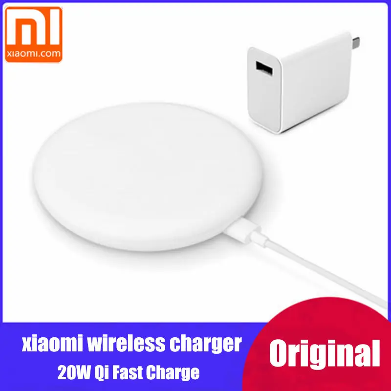 

original xiaomi wireless charger 20W Qi Fast Charge For Mi 9 MIX 2S / 3 (10W) iphone 8 x xs xr huawei mate 20 pro p30