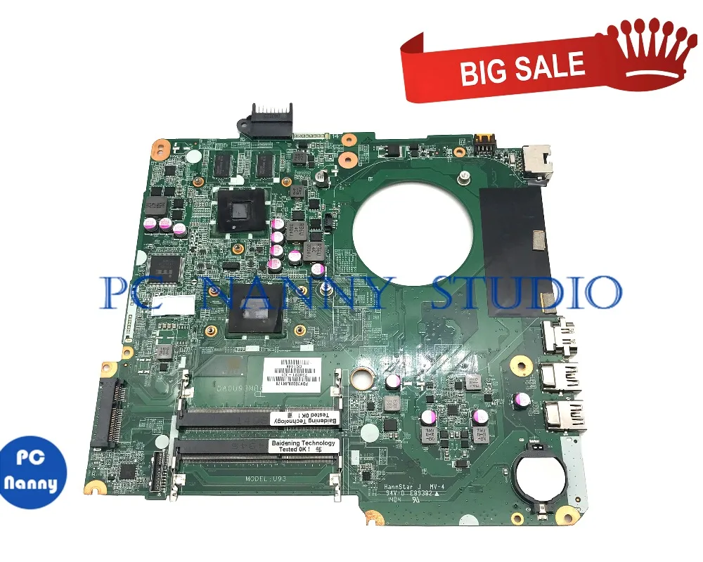 

PC NANNY HP Pavilion serie 15-N laptop motherboard 734821-001 DA0U93MB6D0 A6-5200 DDR3 tested