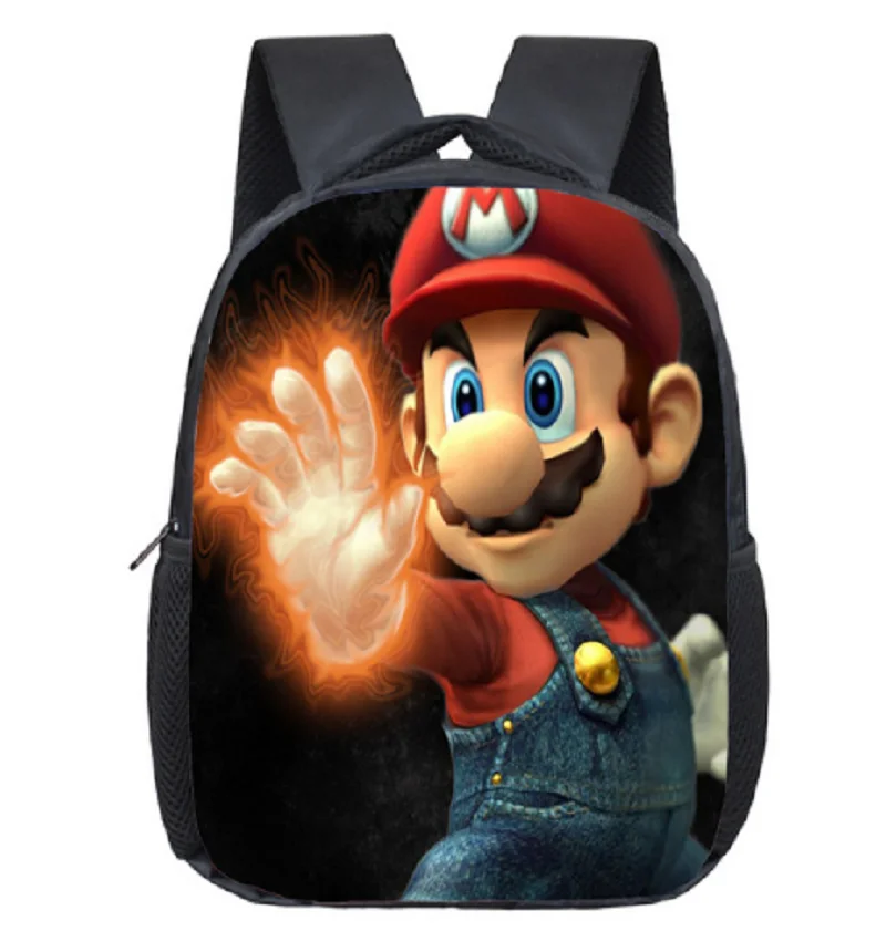 12 Polegada mario bros infantil pequeno sacos